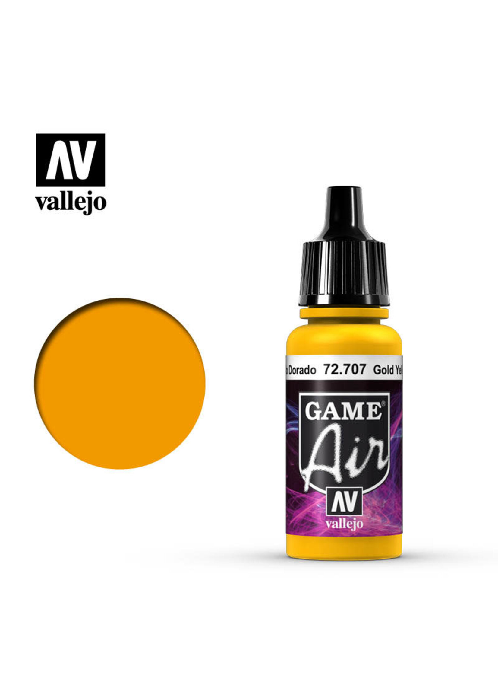 Vallejo 211VAL76007 Game Air Gold Yellow (17ml)