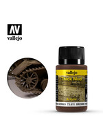 Vallejo VAL73811 Weathering Effects Brown Thick Mud (40ml)