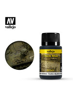 Vallejo VAL73812 Weathering Effects Black Thick Mud (40ml)