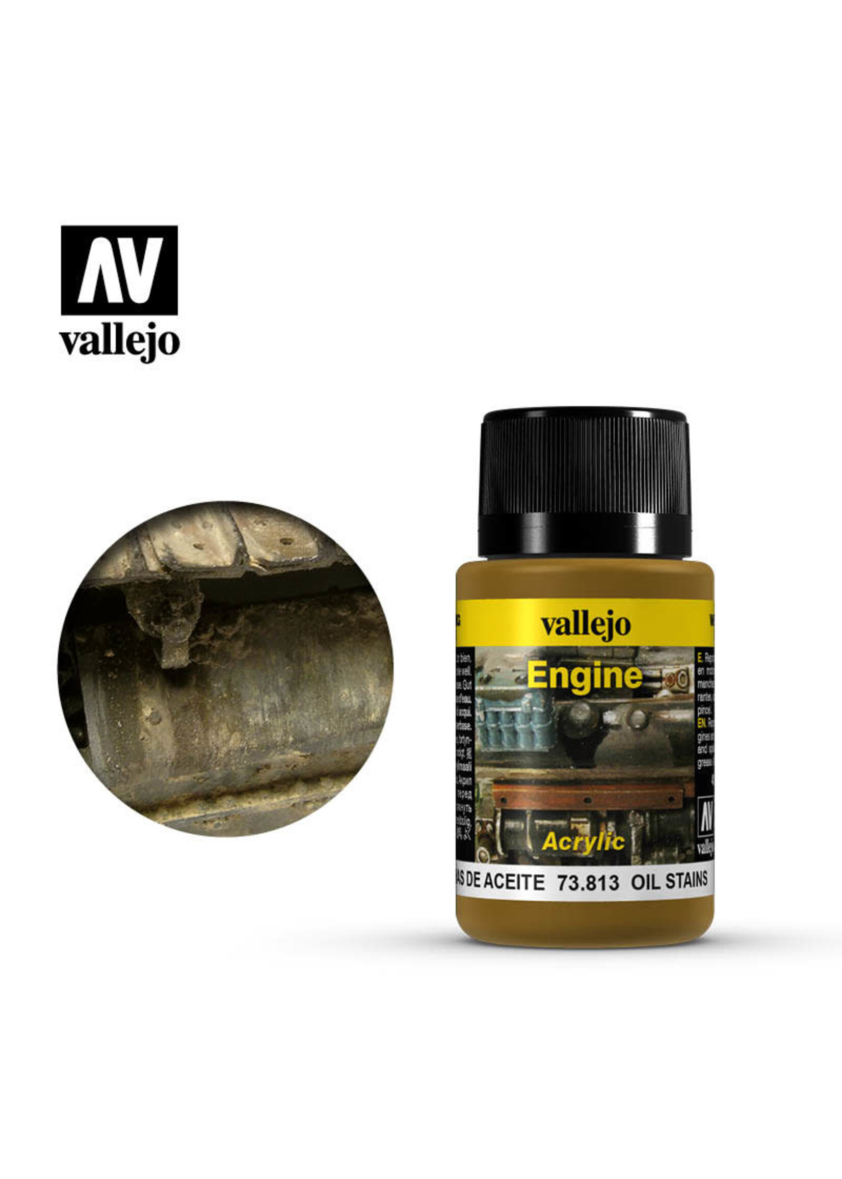 Vallejo VAL73813 Weathering Effects Oil Stains (40ml)