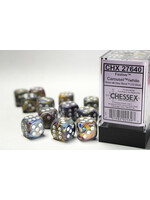 Chessex ***Dice 16mm 27640 12pc Festive Carousel/White