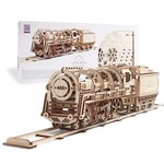 UGEARS UGR70012 Steam Locomotive with Tender (443pc)