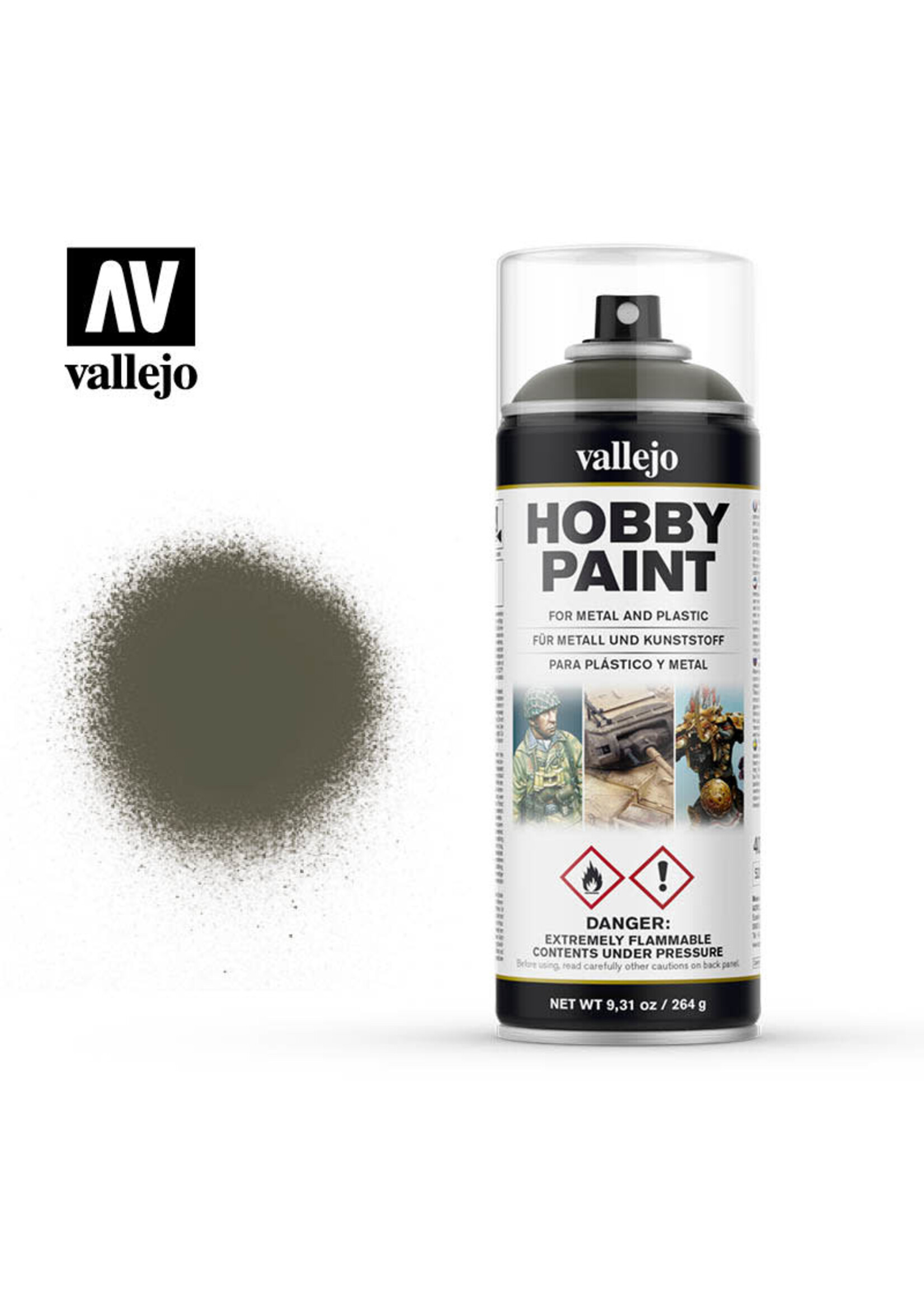 Vallejo VAL28003 Russian Green Aerosol (400ml)