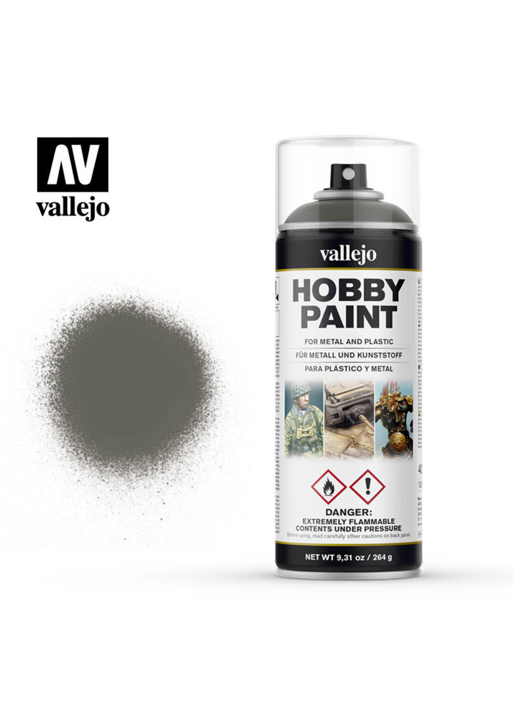 Vallejo VAL28006 German Field Grey Aerosol (400ml)