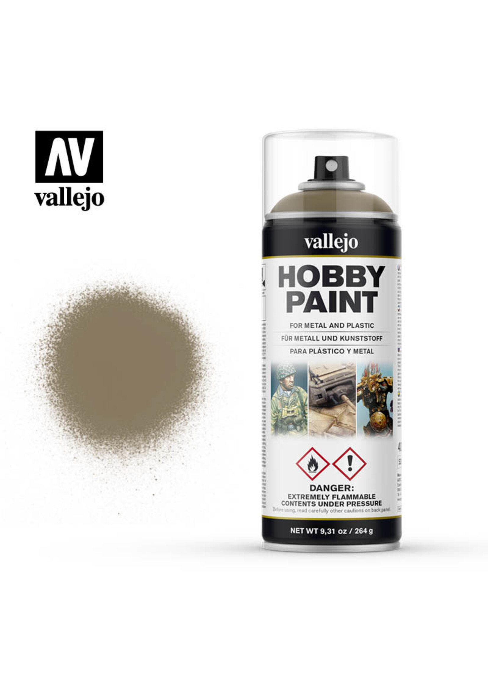 Vallejo VAL28009 US Khaki Aerosol (400ml)