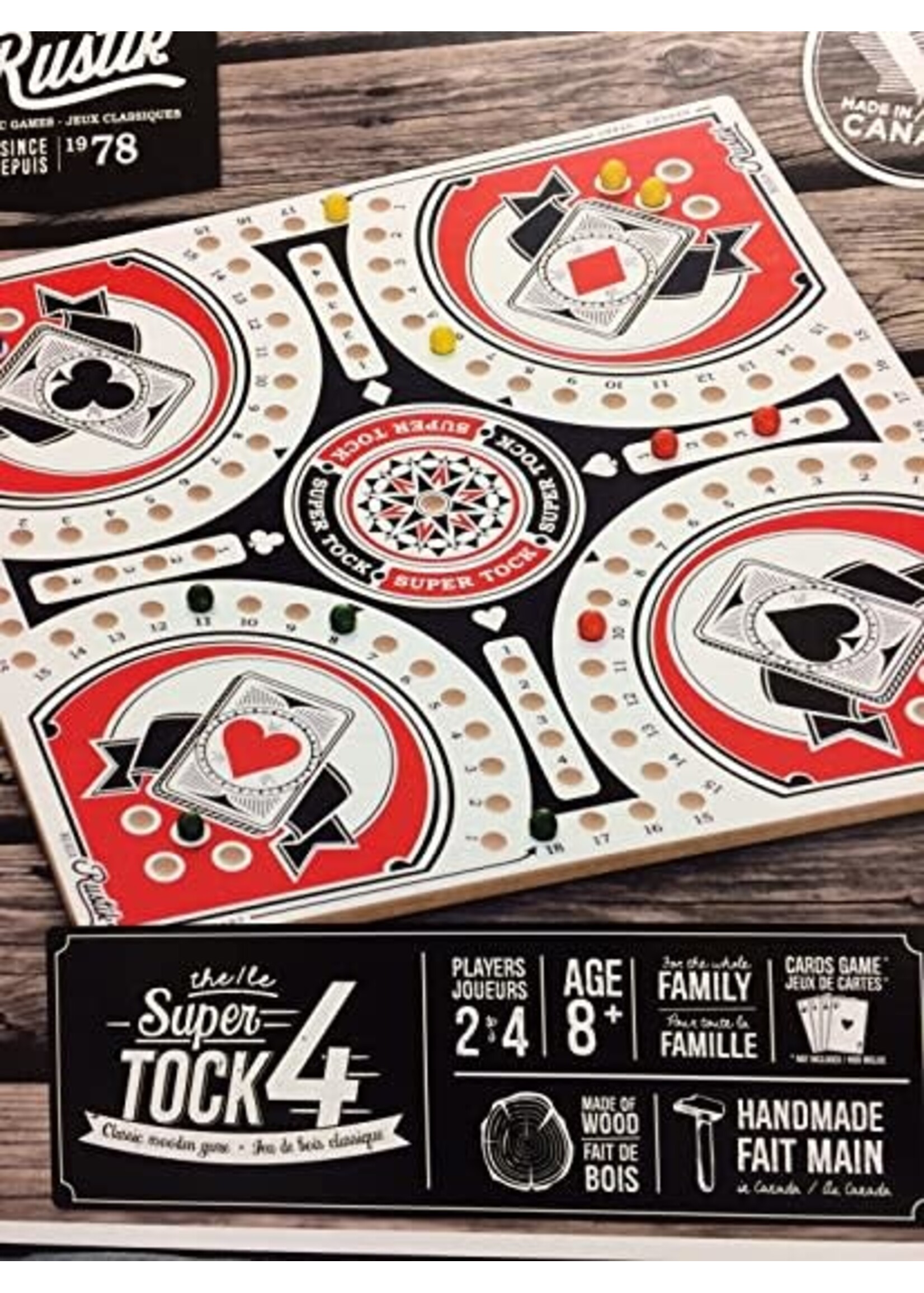 Super Tock Game 4 Player 20 inch board