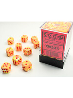 Chessex ***Dice 12mm 27853 36pc Festive Sunburst/Red