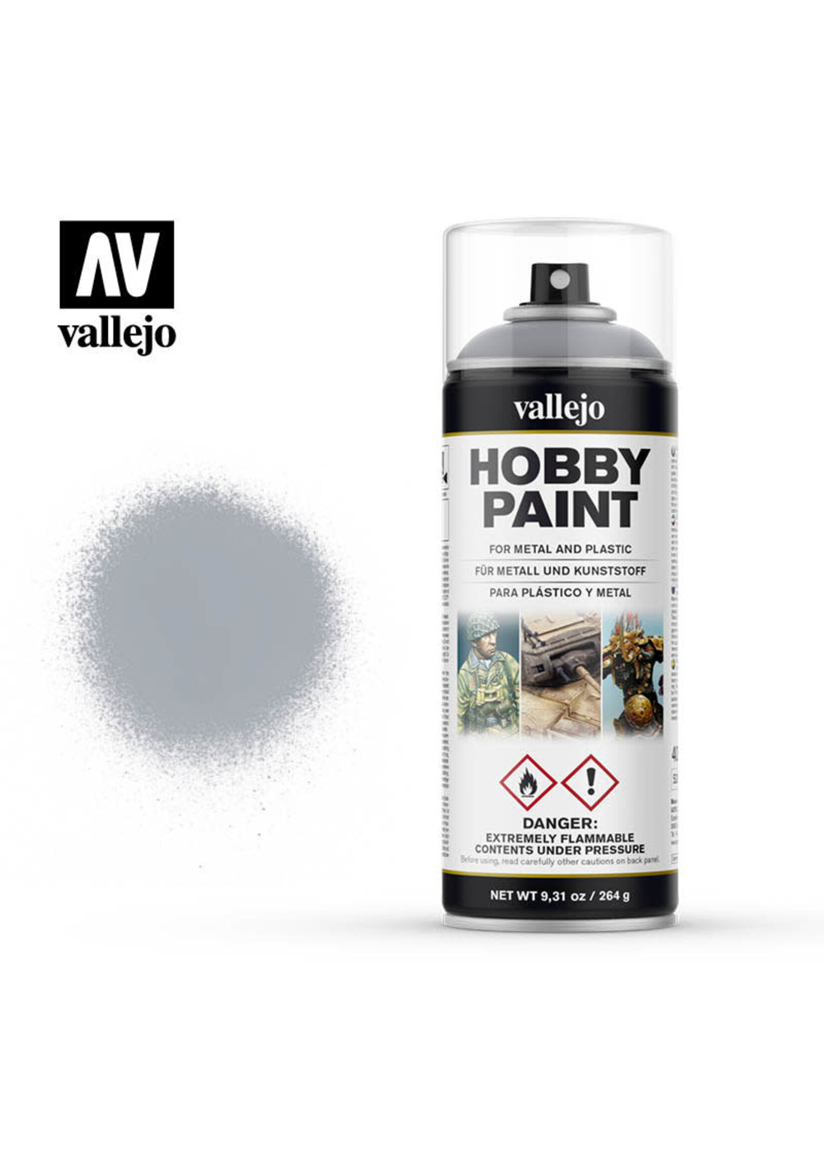 Vallejo VAL28021 Silver Aerosol (400ml)