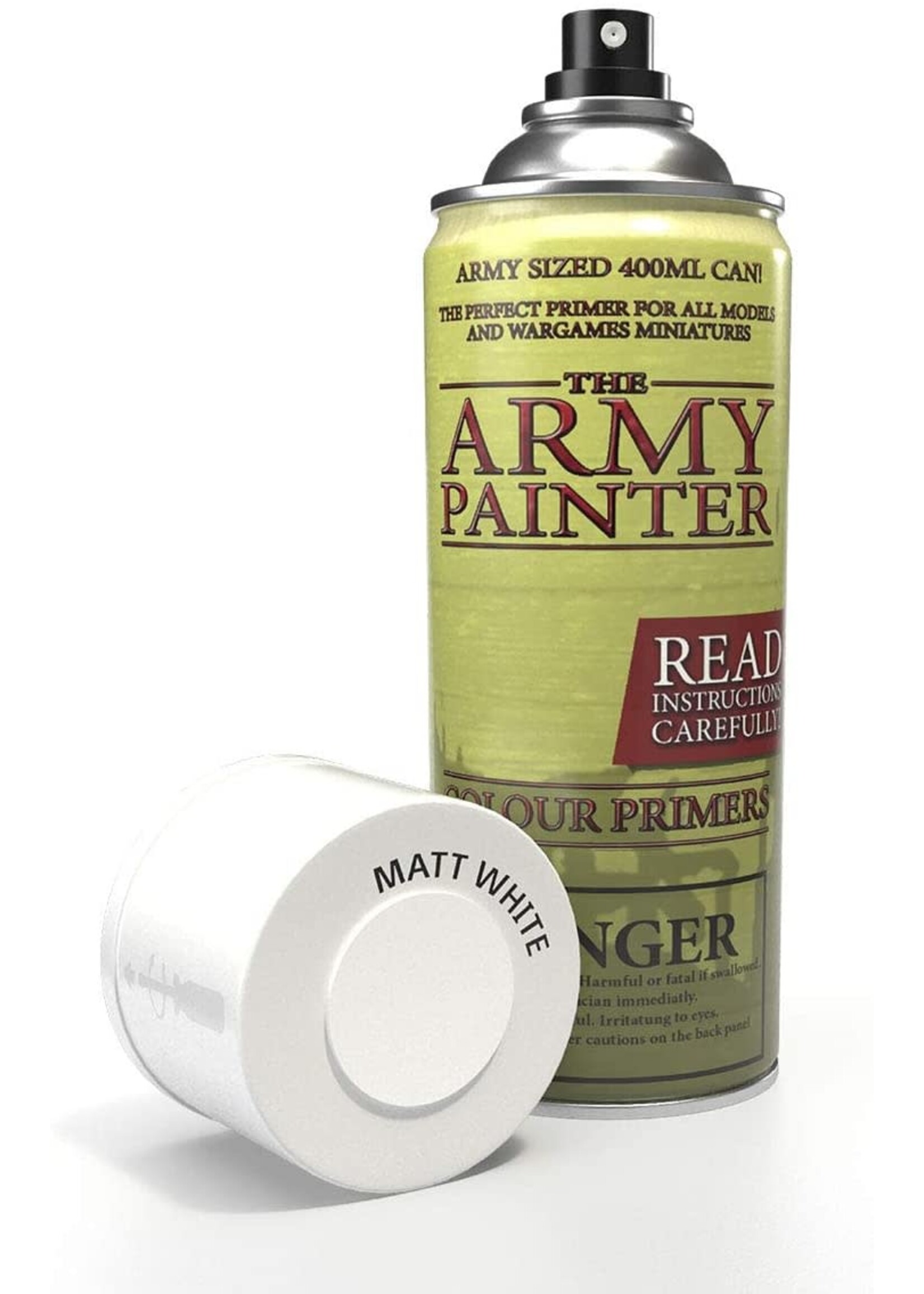 Army Painter AP3002 Colour Primer Matt White Spray (400ml)