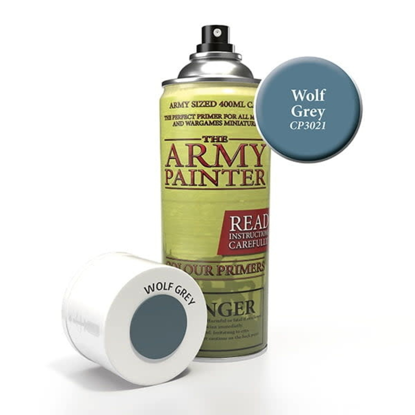 Army Painter AP3021 Colour Primer Wolf Grey Spray (400ml)