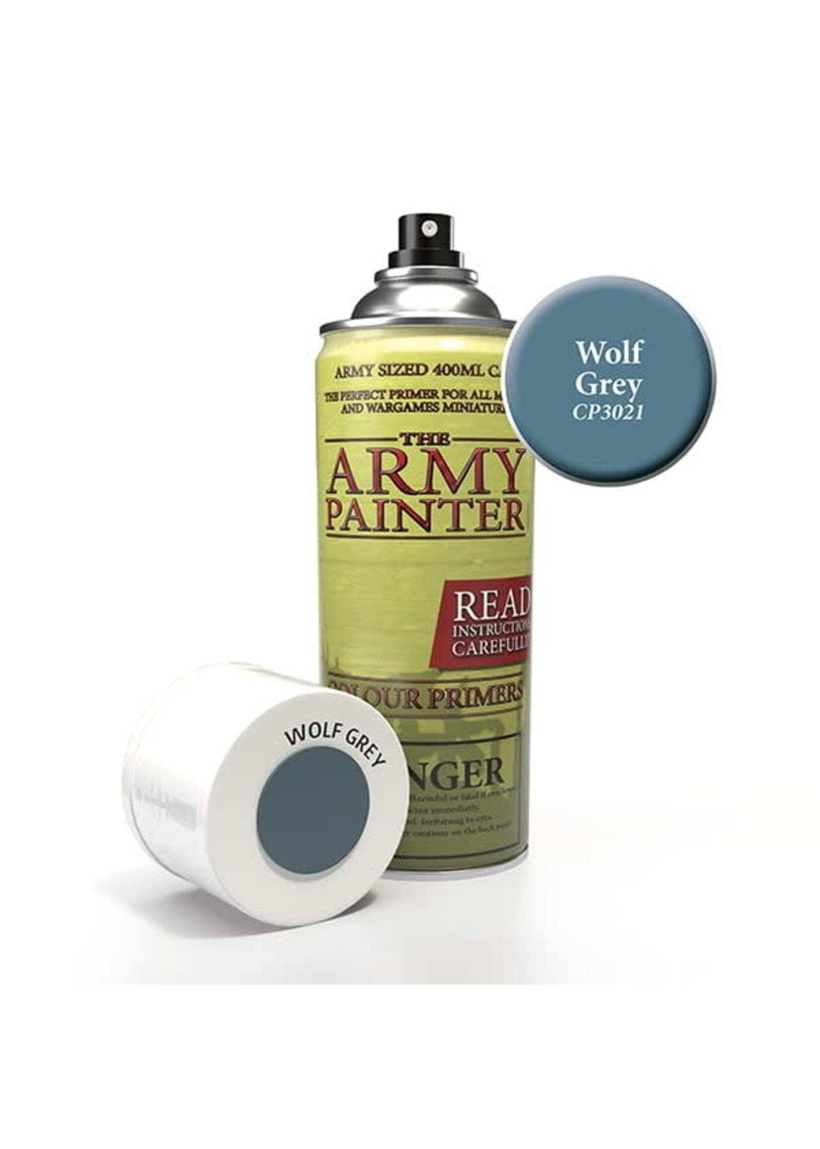 Army Painter AP3021 Colour Primer Wolf Grey Spray (400ml)
