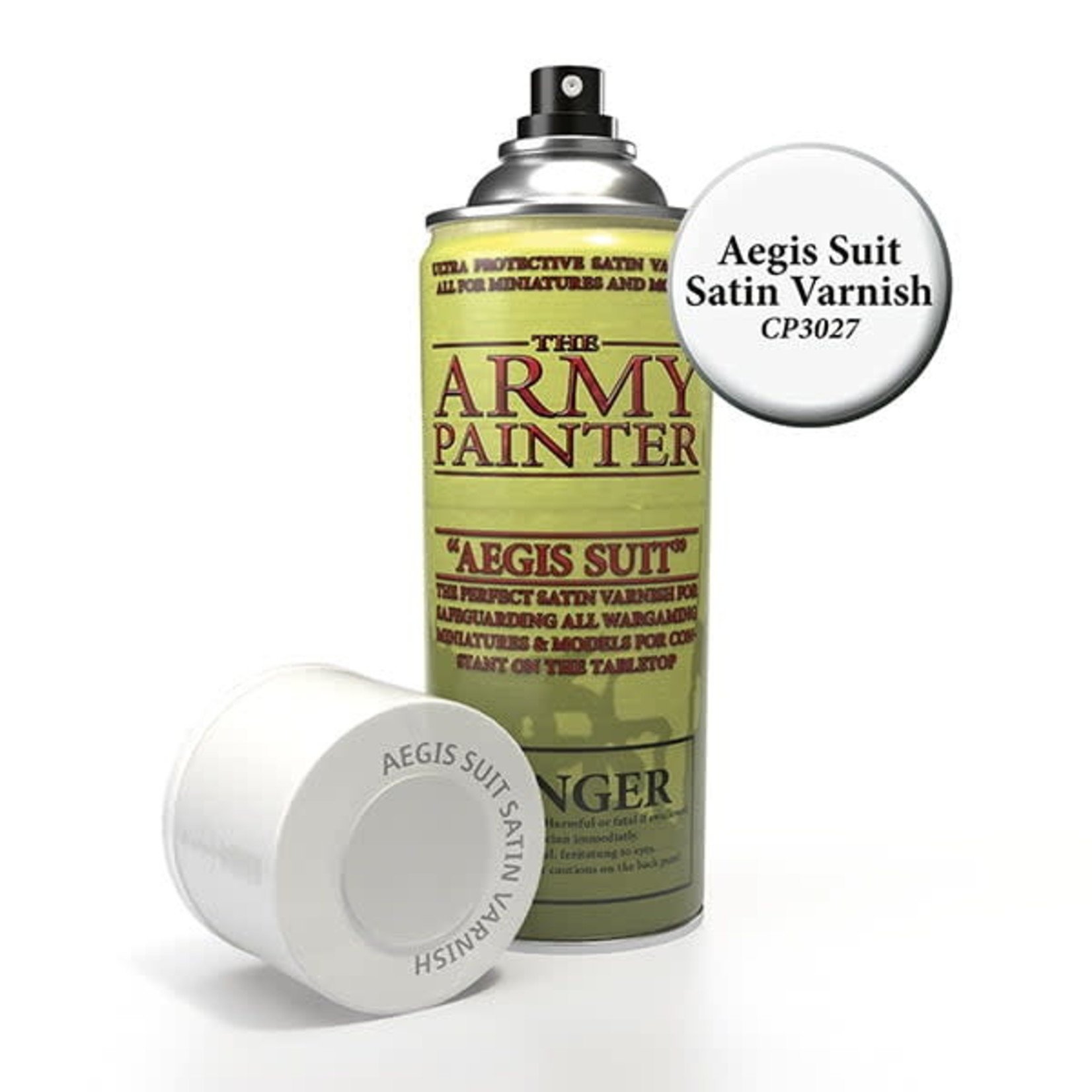 Army Painter AP3027 Colour Primer Aegis Suit Satin Varnish Spray (400ml)