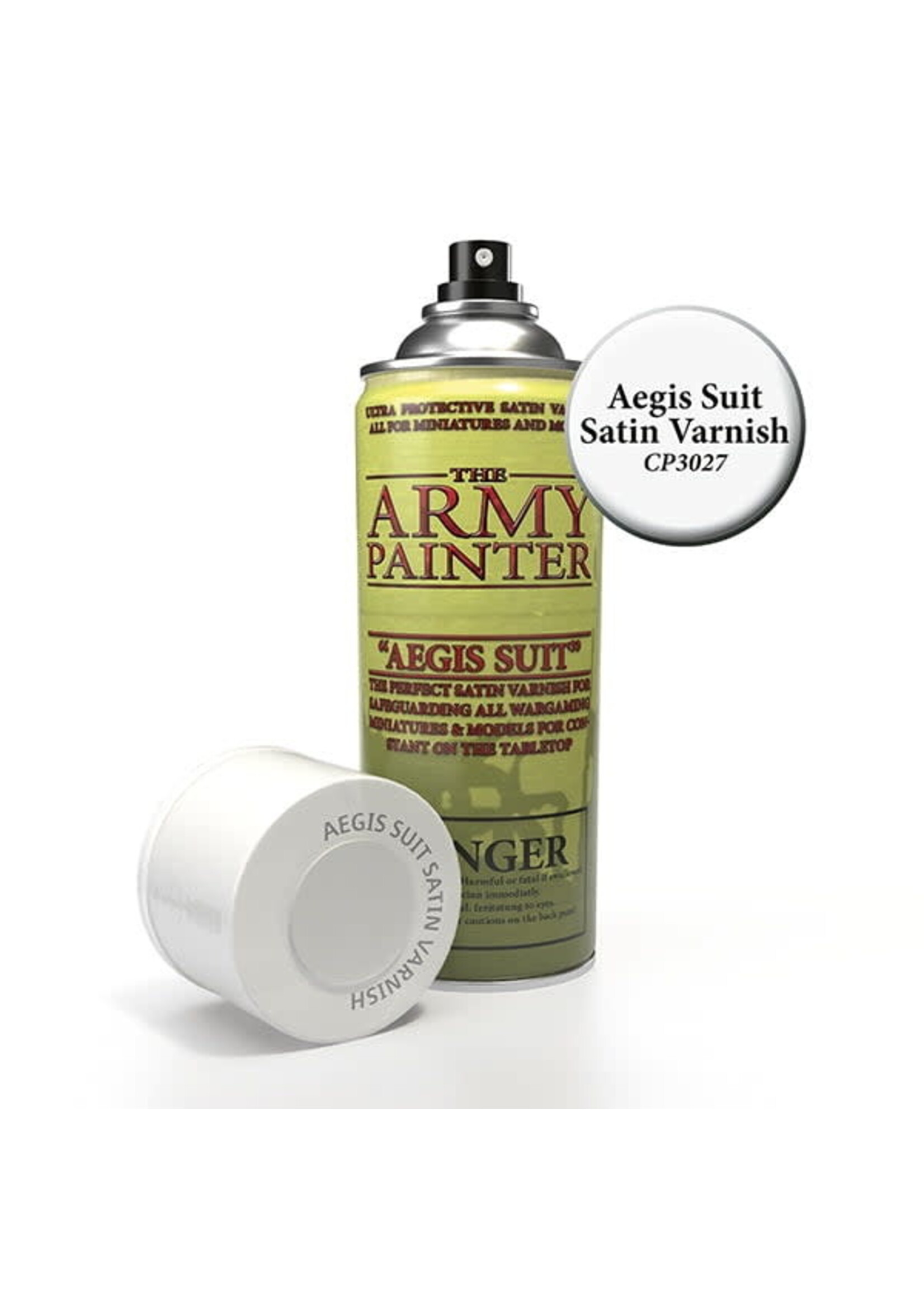 Army Painter AP3027 Colour Primer Aegis Suit Satin Varnish Spray (400ml)