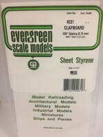 Evergreen Scale Models EVE4031 Styrene .030 Clapboard Sheet