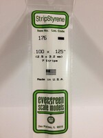 Evergreen Scale Models EVE176 Styrene .100x.125 Strip (7pc)
