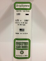 Evergreen Scale Models EVE188 Styrene .125x.188 Strip (6pc)
