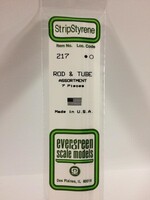 Evergreen Scale Models EVE217 Styrene Rod & tube Assortment (7pc)