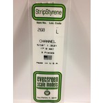 Evergreen Scale Models EVE268 Styrene 5/16 in Channel (3pc)