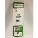 Evergreen Scale Models EVE275 Styrene 5/32'' I-Beam (3pc)