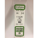 Evergreen Scale Models EVE281 Styrene .060 H-Column (4pc)