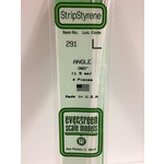 Evergreen Scale Models EVE291 Styrene .060 inch Angle (4pc)