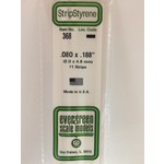 Evergreen Scale Models EVE368 Styrene .080x.188 in Strip (11pc)