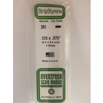 Evergreen Scale Models EVE391 Styrene .125x.375 Strip (6pc)