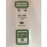 Evergreen Scale Models EVE393 Styrene .125x.500 Strip (4pc)