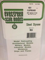 Evergreen Scale Models EVE4051 Styrene .040 Clapboard Sheet