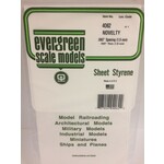 Evergreen Scale Models EVE4062 Styrene .040 Novelty Sheet