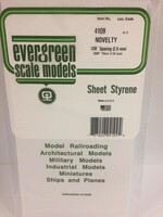 Evergreen Scale Models EVE4109 Styrene .040 Novelty Sheet