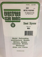 Evergreen Scale Models EVE4524 Styrene .040 Metal Roofing Sheet