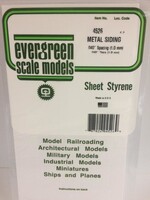 Evergreen Scale Models EVE4526 Styrene .040 Metal Siding Sheet