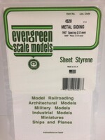 Evergreen Scale Models EVE4528 Styrene .040 Metal Siding Sheet