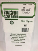 Evergreen Scale Models EVE4530 Styrene .040 Metal Siding Sheet