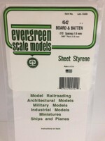 Evergreen Scale Models EVE4542 Styrene .040 Board & Batten Sheet