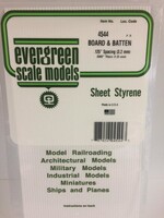 Evergreen Scale Models EVE4544 Styrene .040 Board & Batten Sheet