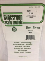 Evergreen Scale Models EVE9015 Styrene .015 Plain Sheet (3pc)