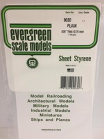 Evergreen Scale Models EVE9030 Styrene .030 Plain Sheet (2pc)