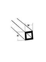 Plastruct PLA90203 1/4'' ABS Square Tubing (5/pk)