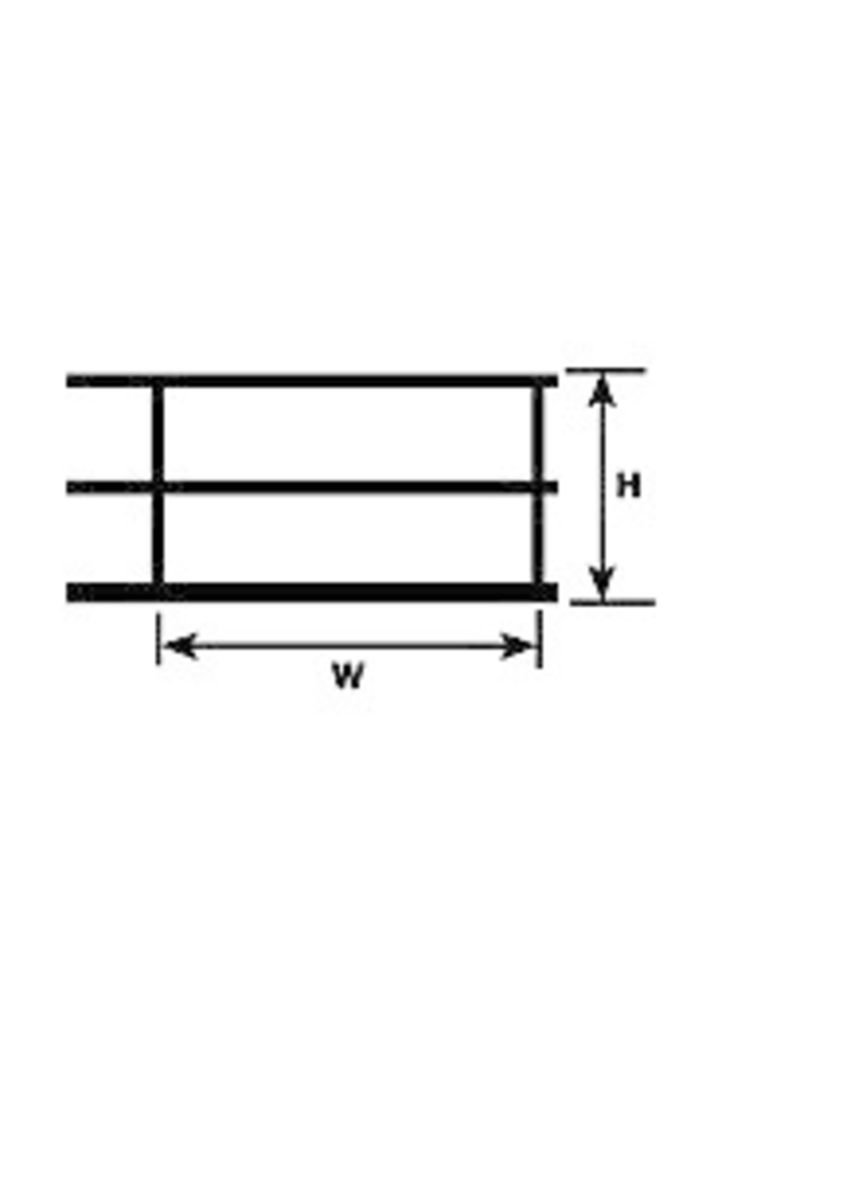 Plastruct PLA90472 Styrene ABS HO-Scale Hand Rail