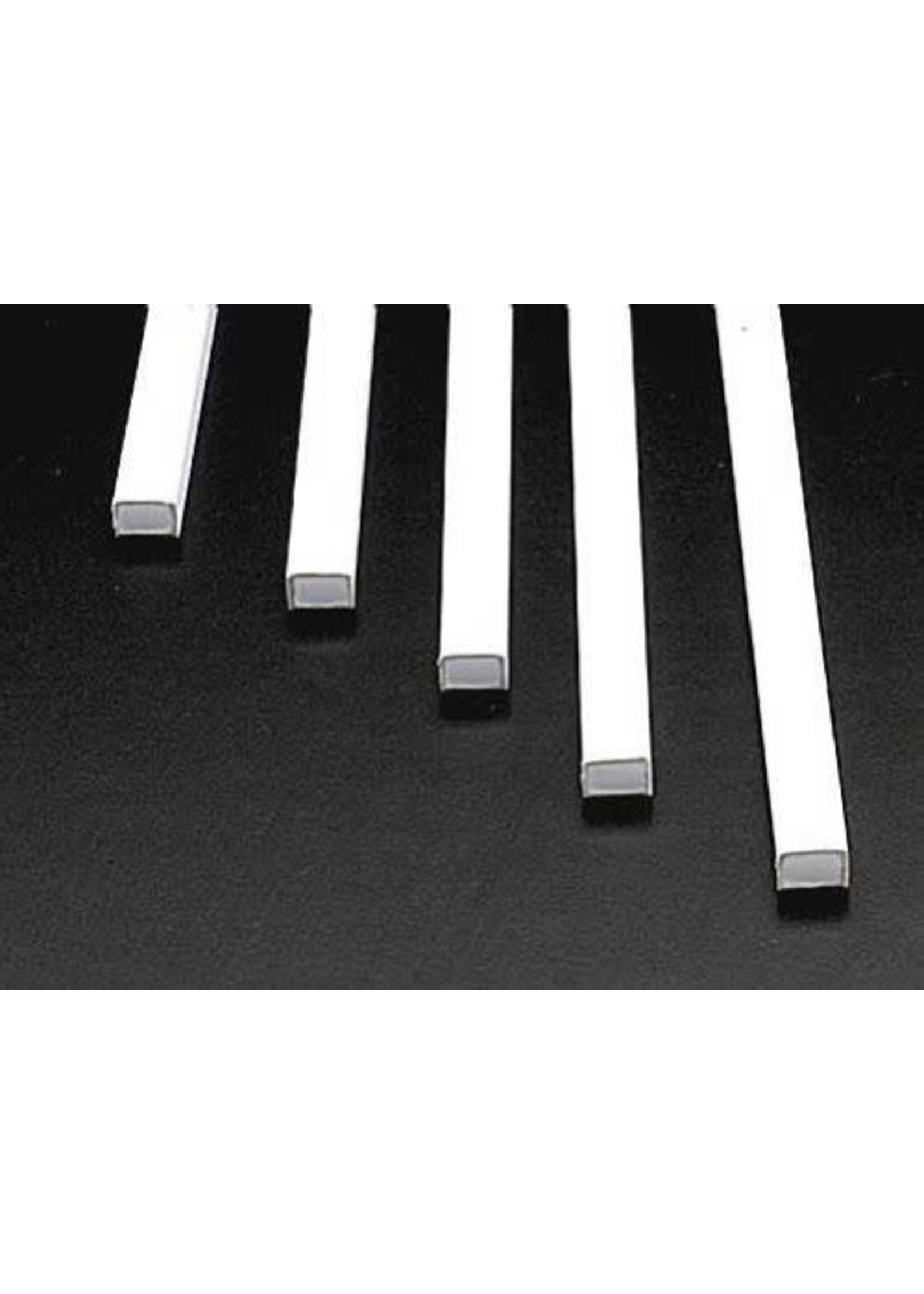 Plastruct PLA90631 Styrene Rectangular Tubing
