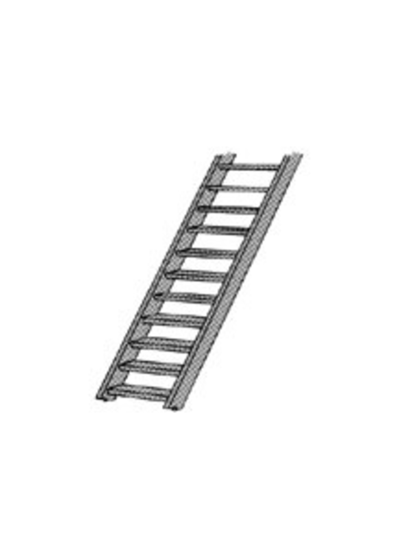 Plastruct PLA90667 Styrene G-Scale 2'-6" Stairway