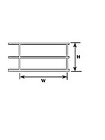 Plastruct PLA90683 Styrene Hand Rail