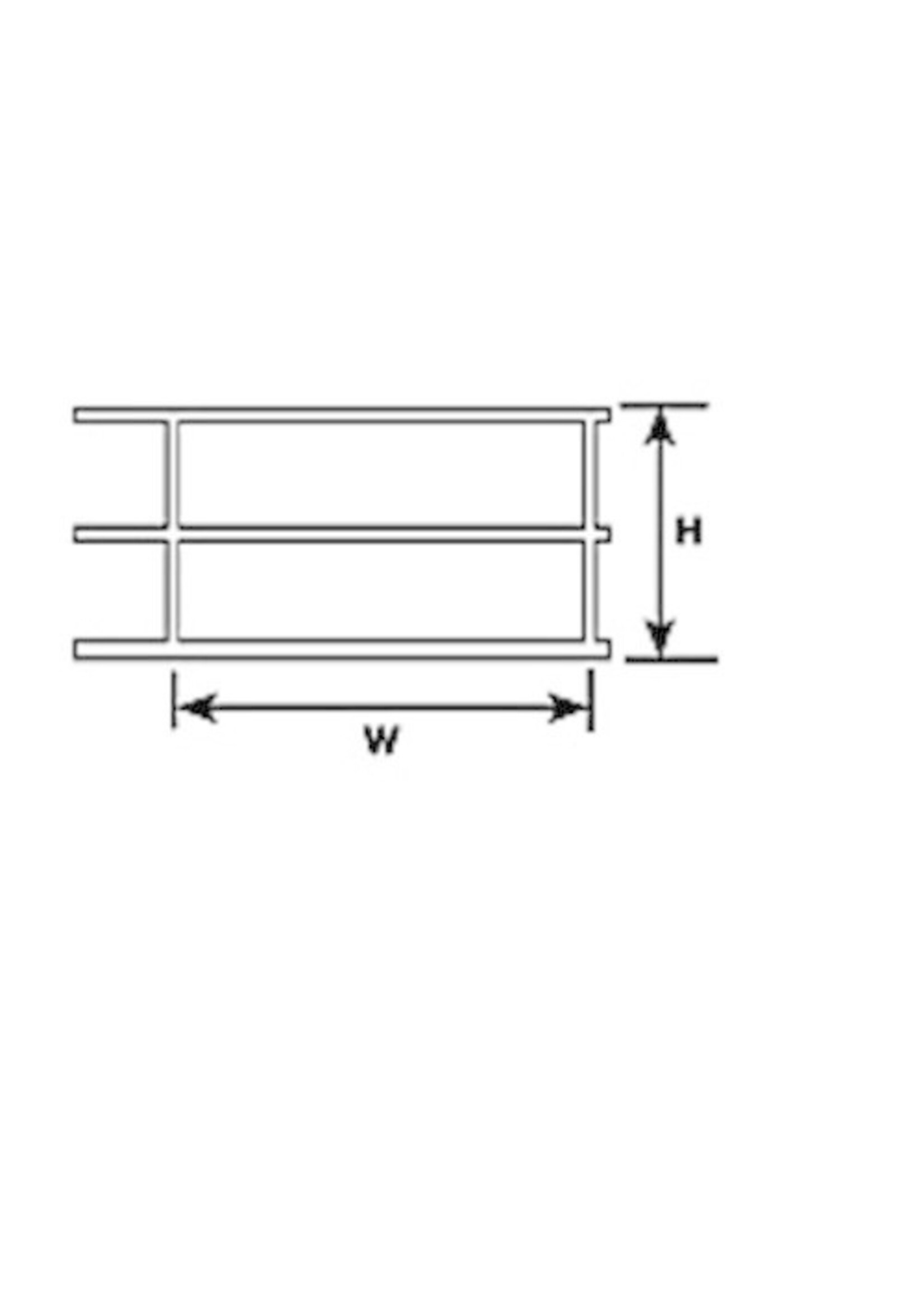 Plastruct PLA90684 Styrene 1/32 Hand Rail