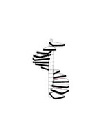 Plastruct PLA90946 Styrene G Scale Spiral Staircase