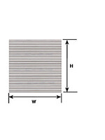 Plastruct PLA91510 Corrugated Siding Patterned Sheet