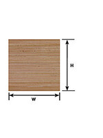 Plastruct PLA91530 Wood Planking Sheet