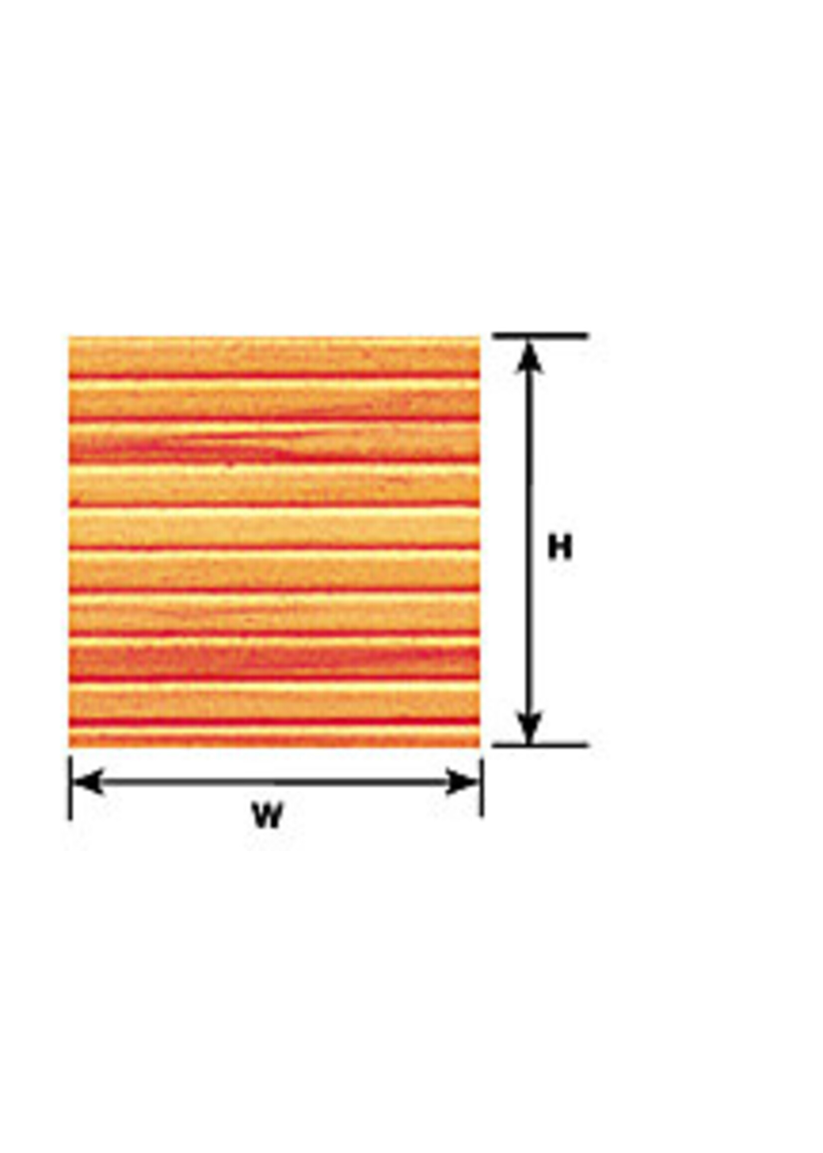 Plastruct PLA91536 Wood Planking Sheet