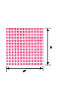 Plastruct PLA91540 Square Tile Sheet